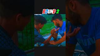 A 14 year old child vs trainer #advice #armwrestling #students #teaching just for learn purpose🥶