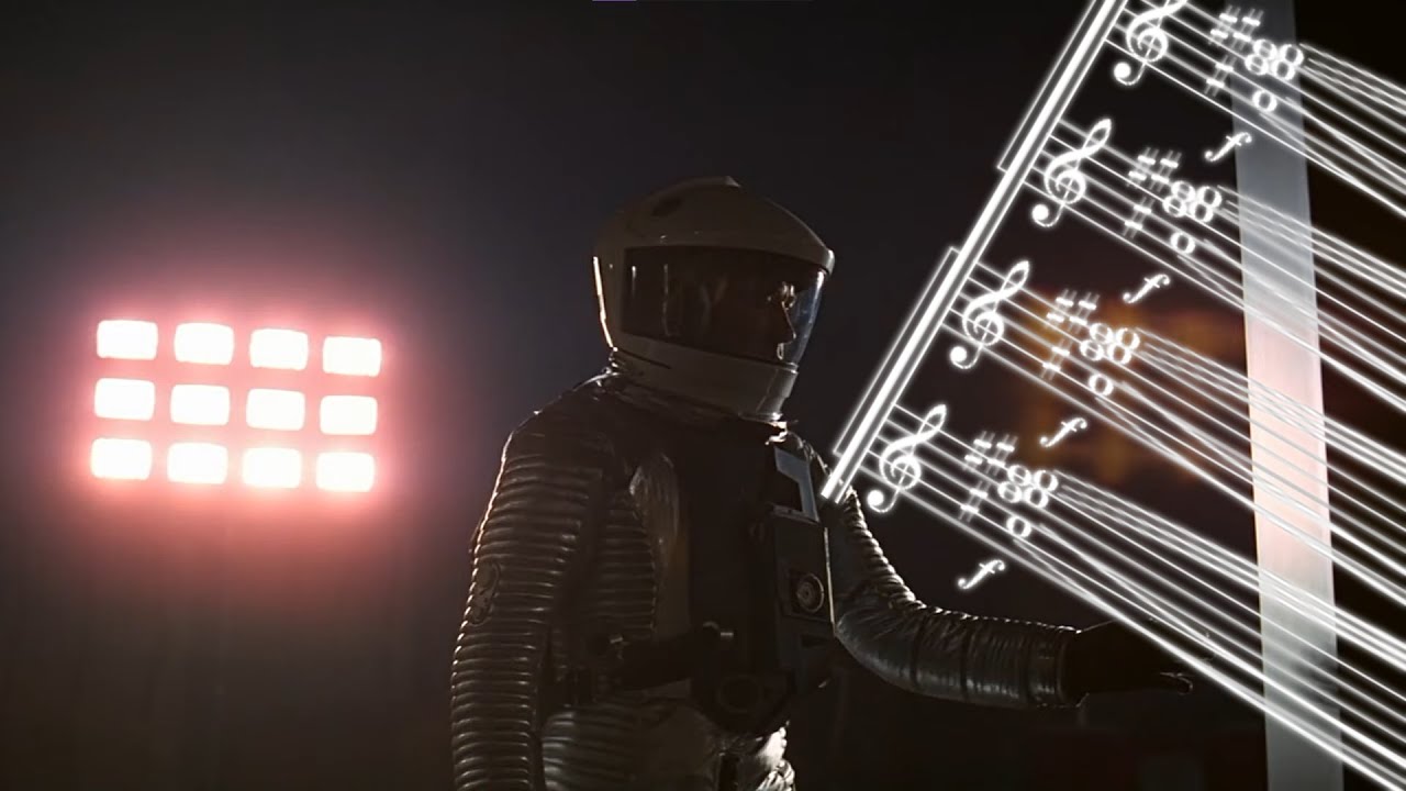 Alternate music for the "Monolith at the moon" scene in 2001