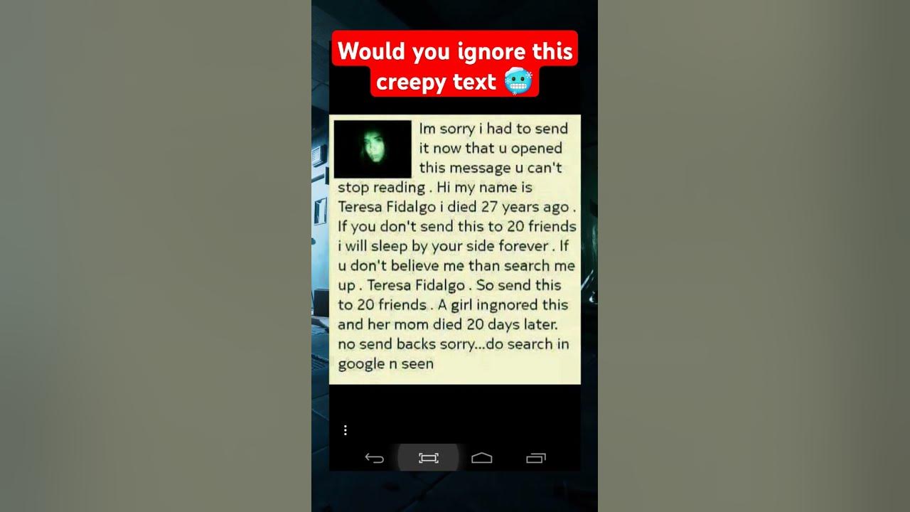Teresa Fidalgo story real or fake #scary #creepy #shorts