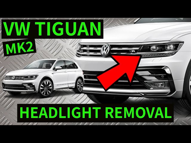 VW TIGUAN MK2 - How To Remove Headlight / Headlamp Removal 