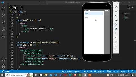 Drawer Navigator in React Navigation 6 | React Native Tutorial for Beginners #19