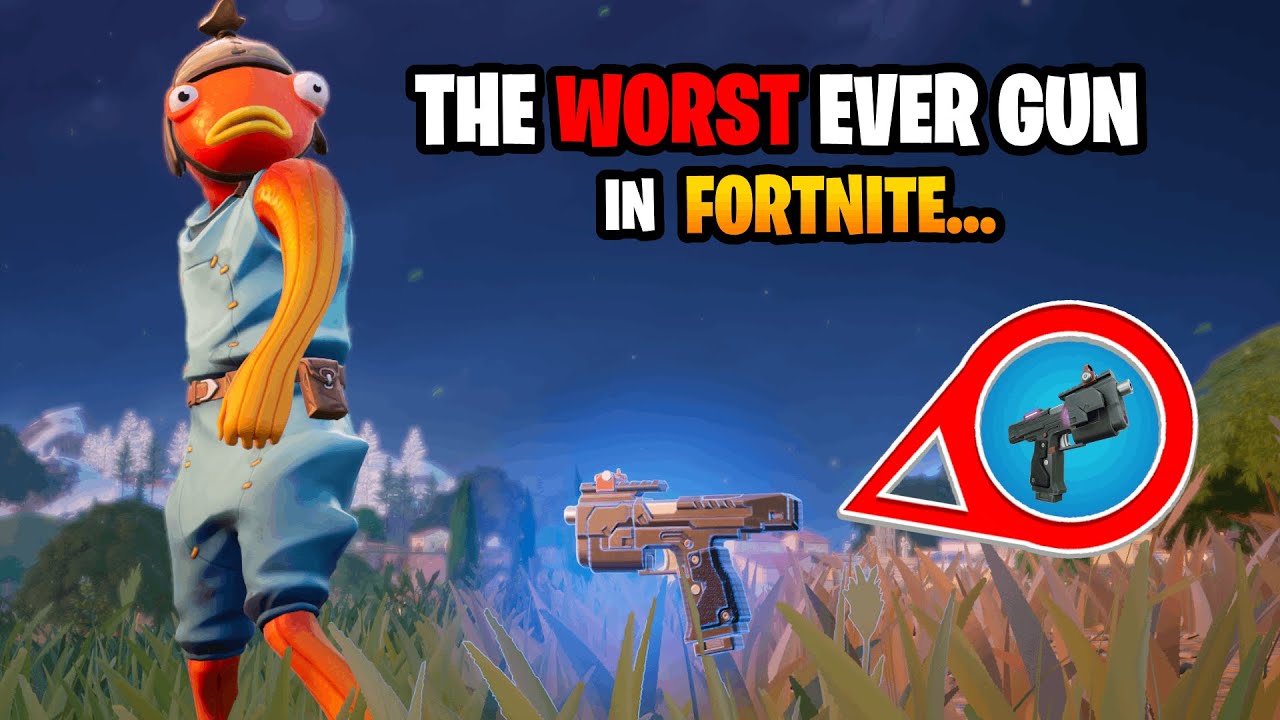 Worst Gun in FORTNITE History YouTube