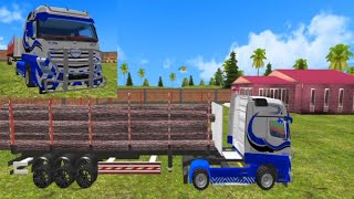 Epic Truck Adventure: Logging Operation in the Woods!