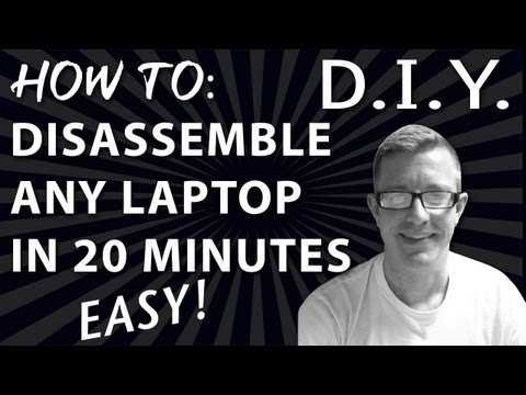 Video: How To Safely Disassemble A Laptop