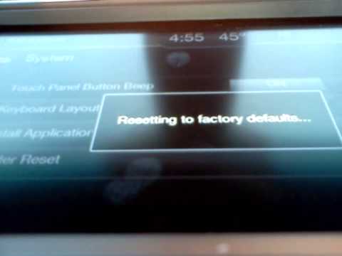 2012 ford sync reset