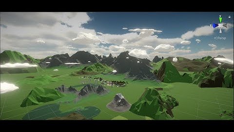 [Flight Sim Project] Day Scene Flying With AI (Unity Game)