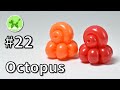 Octopus - Balloon Animals for Beginners #22 / バルーンアートの基本 #22 (タコ)