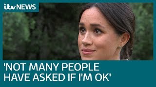 Meghan says ‘not many people have asked if I’m OK’ amid intense media spotlight | ITV News Resimi