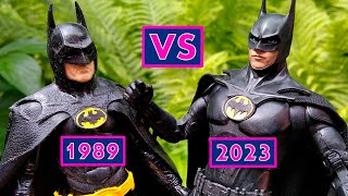 Обзор фигурки Бэтмен 2023 Майкл Китон Batman McFarlane Toys The Flash Michael Keaton DC Multiverse