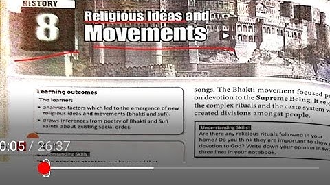 class 7 history chapter 8 Religious Ideas and Movements