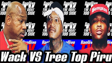 EXPLOSIVE🎯MUNCHIE B & THE TREE TOP PIRUS CONFRONT WACK 100 IN DEFENSE OF YG & SLIM400 & WACK SNAPS