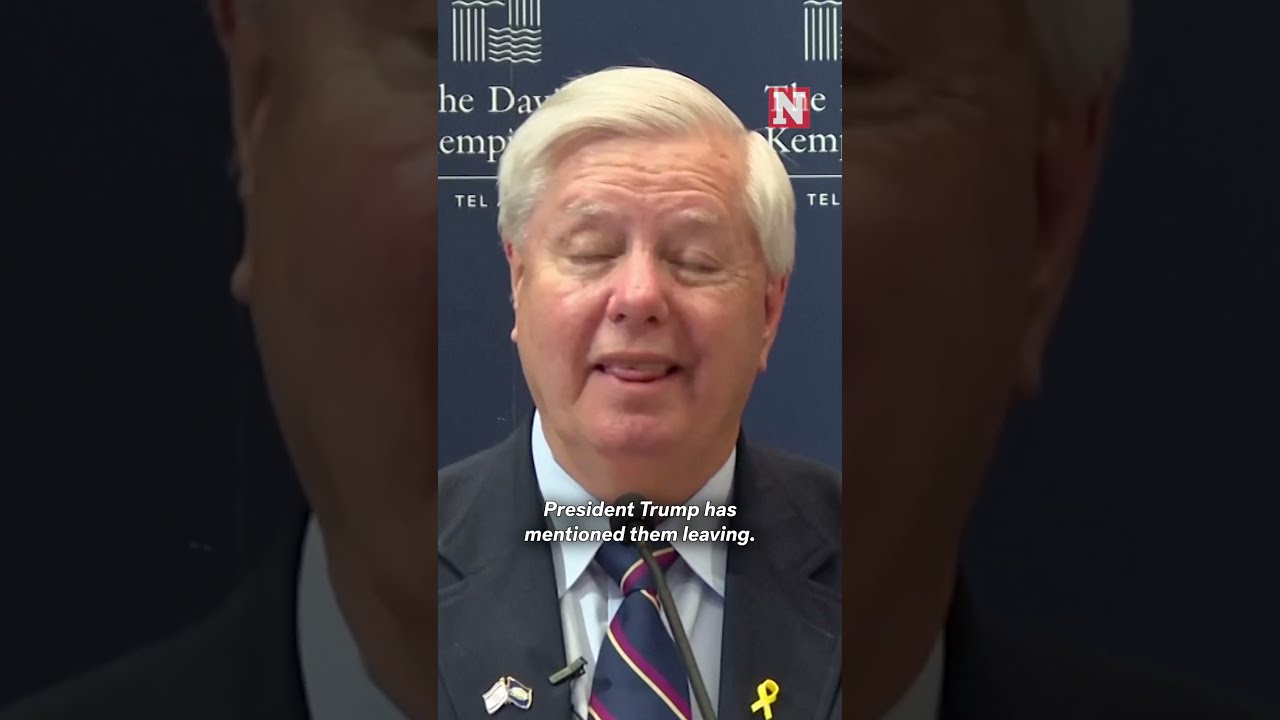 US Senator Lindsey Graham On Palestinians Leaving Gaza I Support That 