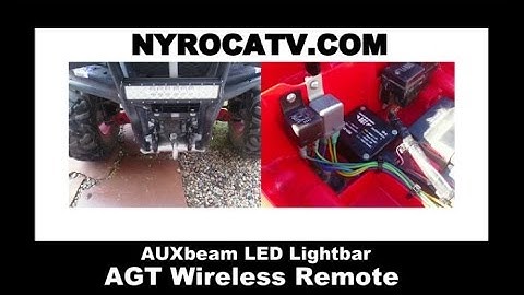 LED AUXbeams Remote Wireless Switch Test