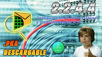 cisco 2.2.4.4 Packet Tracer: Configuración de rutas estáticas y predeterminadas IPv6