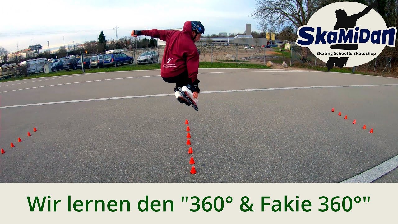 Drehsprünge mit Inline Skates lernen 180°s und 360°s Triskates, Urban Skates Inline Adv. I
