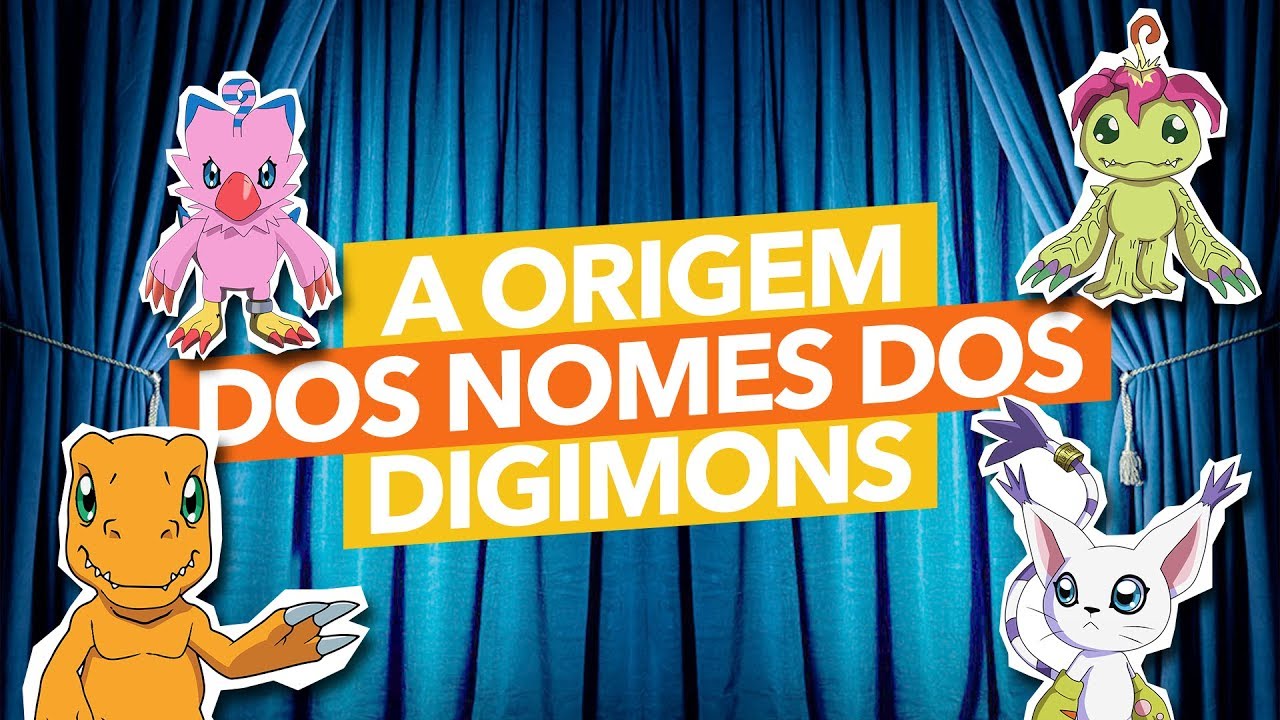 A origem dos nomes dos Digimons Em treinamento