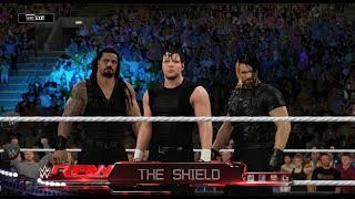 How to make the shield in wwe 2k16