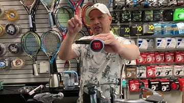 HOW TO STRING A TENNIS RACKET   PART 1 THE MAINS