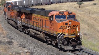 BNSF & Union Pacific Trains | Tehachapi | Summer 2020 [4K]