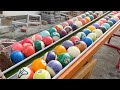 Make a marble run course using a lot of billiard balls. "Improved version" #ASMR