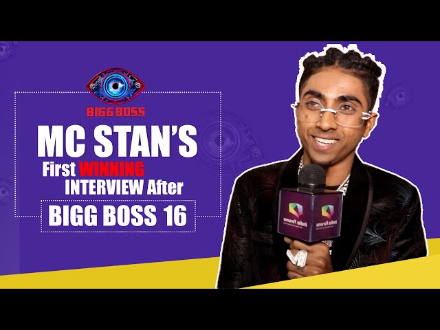 Bigg Boss 16 winner MC Stan dons an all-black look as he gets