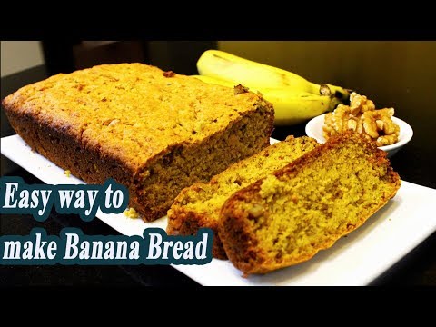 Yummy Tea Time Snack with Ripe Leftover Banana | Eggless Banana Bread | MadhurasRecipe | Ep - 615