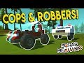 COPS VS ROBBERS CHALLENGE! - Scrap Mechanic Gameplay - Police Chase Challenge