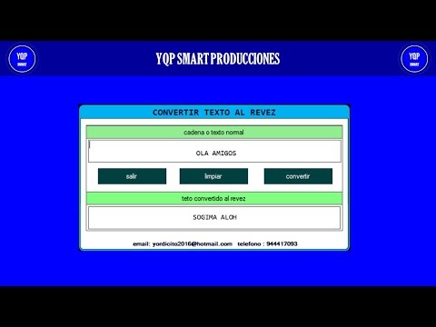 texto al reves en visual basic 2016 strReverse