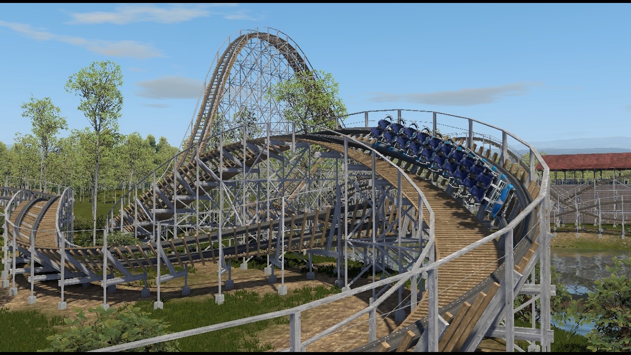 Fast-Paced GCI Wooden Infinity Flyer Coaster | NoLimits 2 FVD++
