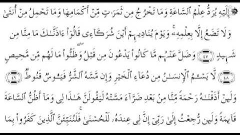 تلاوة القرآن الكريم ترتيلا(الجزء الخامس والعشرون)من الآية(47) سورة فصلت ألى(آخرة) سورة الجاثية.