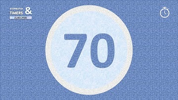 70 second timer with sound effect | 70 second countdown | Set a timer for 70 seconds | 70s countdown