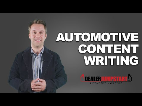 Automotive Content Writer Jobs