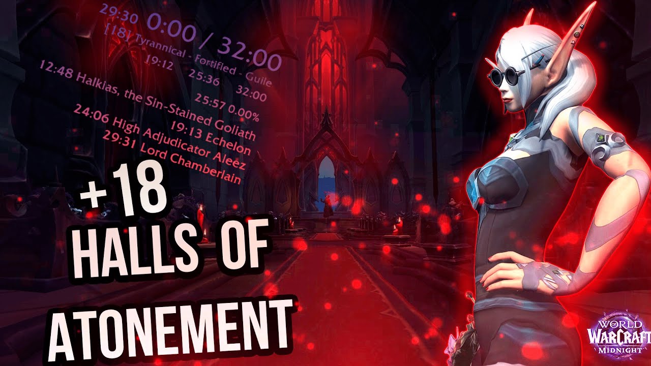 Halls of Atonement +18 | Midnight Pre-Patch | Retribution Paladin