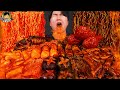 ASMR MUKBANG REISKUCHEN Tteokbokki Feuernudeln Nudeln Aus Schwarzen Bohnen Scharfes Hühnchen ASMR MUKBANG REISKUCHEN Tteokbokki Feuernudeln Nudeln Aus Schwarzen Bohnen Scharfes Hühnchen