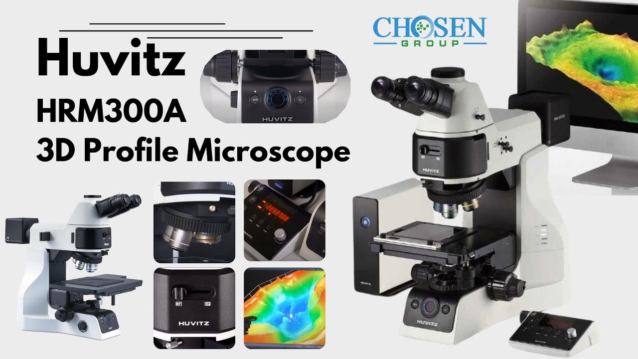 Huvitz HRM-300 3D Profile Microscope - YouTube