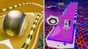 Action Ball 🏀 vs Reverse Ball Colour Run gameplay walkthrough , iOS Android New Update (part : 1902)