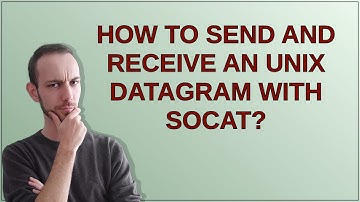 How to send and receive an UNIX datagram with socat?