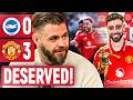 An EXTRAORDINARY Season From Bruno! | Stephen Howson REACTS!  Brighton 0-3 Manchester United