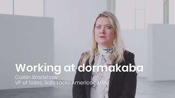 Working at dormakaba: Caitlin Bradshaw, VP of Sales, Safe Locks