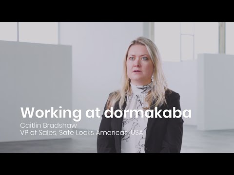 Working at dormakaba: Caitlin Bradshaw, VP of Sales, Safe Locks
