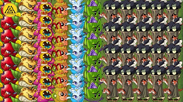 Pvz 2 All Plants Power-ups versus Weasel Hoarder !! Planten versus Zombieën 2
