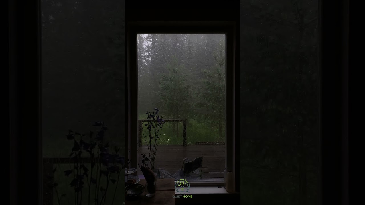 Heavy Rain Sounds 🌧️ Sleep Instantly in 60 Seconds 😴 