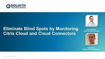 Eliminate Blind Spots by Monitoring Citrix Cloud and Cloud Connectors