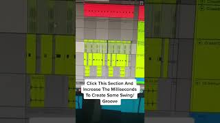 Ableton Track Delay For Groove 🎶 #audioengineer #fyp #musicproducer #musicshorts #shorts