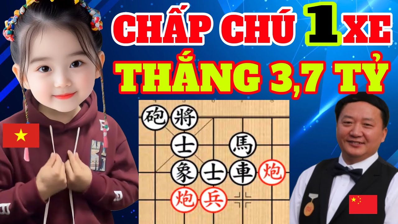 🔴Chấp Chú 1 Xe, Thắng Con Cho Chú 3,7 Tỷ. Chấn Động Châu Á | Cờ Tướng Hay