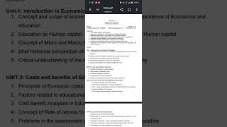 M.Ed Syllabus Mgkvp #m.ed #mgkvp #syllabus #M.Edsyllabus