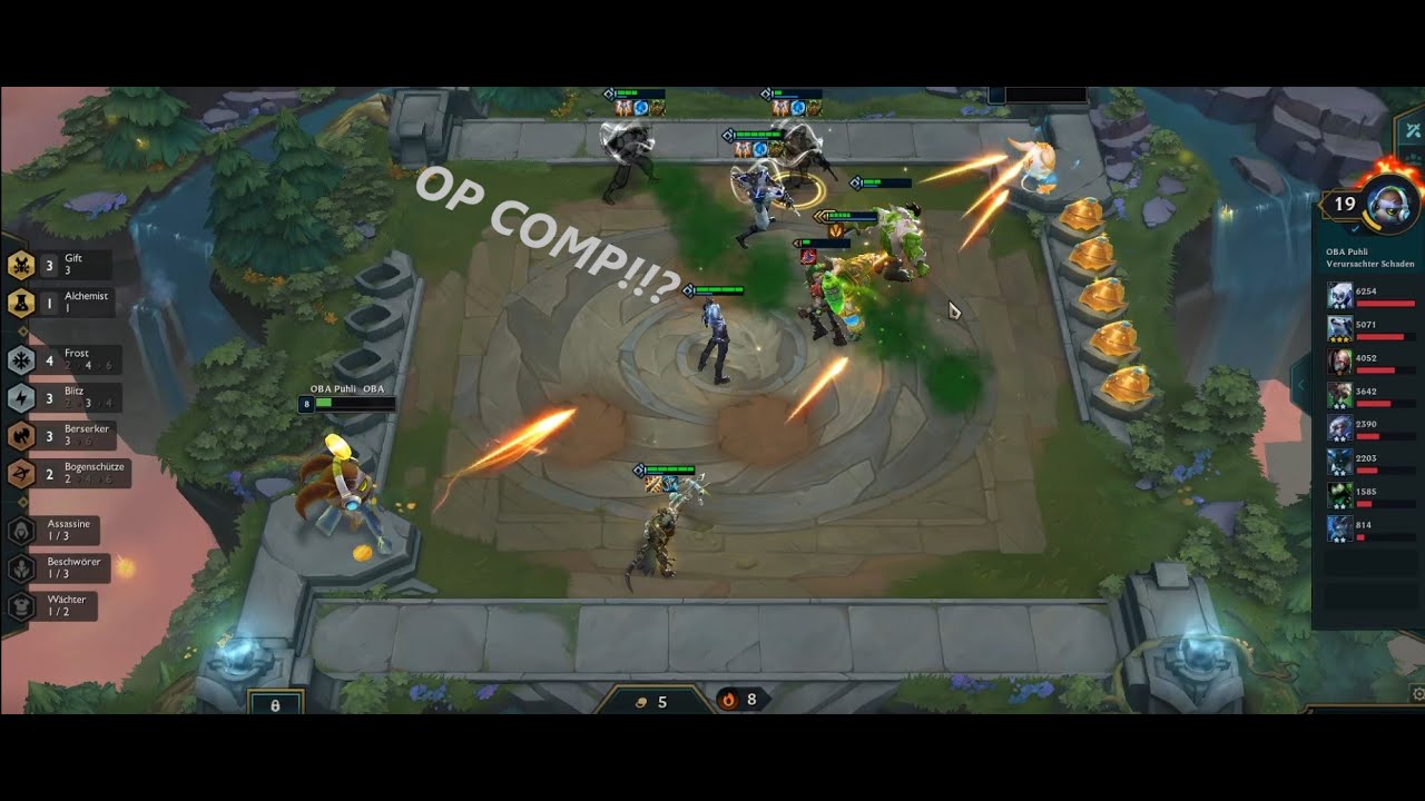Poision 3 Electric 4 Glacial = OP comp to climb Teamfight Tactics
