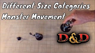 Different Creature Size Movement for D&D 5E