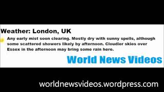 World News Videos Weather:Tuesday 5 July 2011