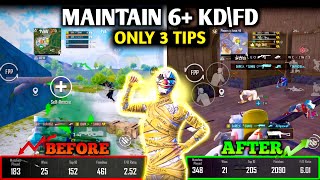 HOW TO INCREASE KD/FD IN BGMI/ PUBG | PUBG MOBILE TIPS & TRICKS | BGMI MAI KD KAISE ￼BDHAYE